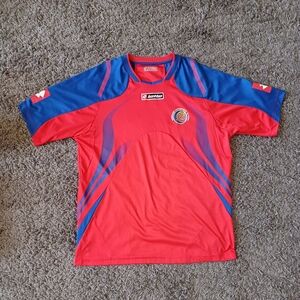 Lotto Costa Rica national Soccer team official jersey World Cup 2010